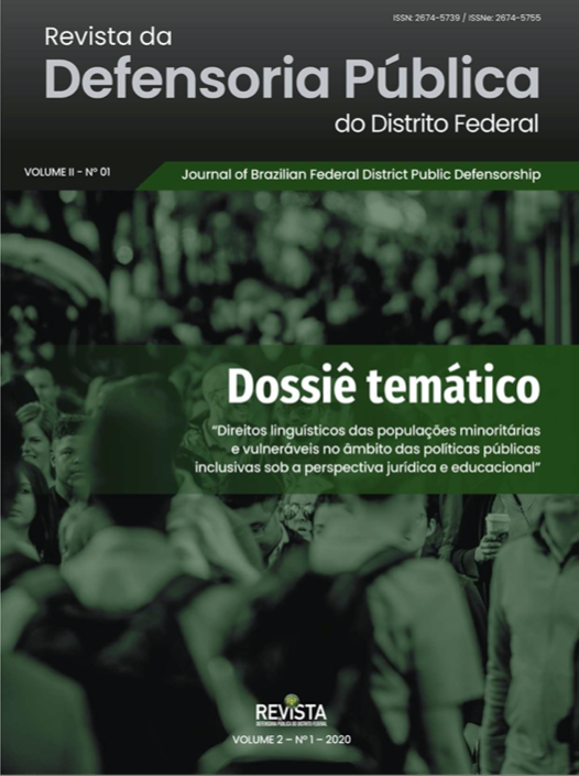 Revista da Defensoria Pública do Distrito Federal, volume dois, número um, 2020